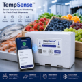 TempSense Temperature Data Logger for Shipping Fresh Foods